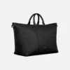 SAC DIOR WEEKENDER 40 EN CUIR DE VEAU GRAINE NOIR