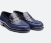 MOCASSIN J. M WESTON 180 EN NOIR ET BLEU OCEAN