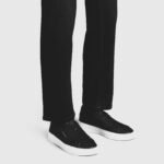 DOUBLE BUCKLE SNEAKER SANTONI EN NOIR