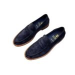 MOCASSIN BRUNELO CUCINELI EN DAIN SOFT EN BLEU NUIT 3 MOCASSIN BRUNELO CUCINELI EN DAIN SOFT EN BLEU NUIT