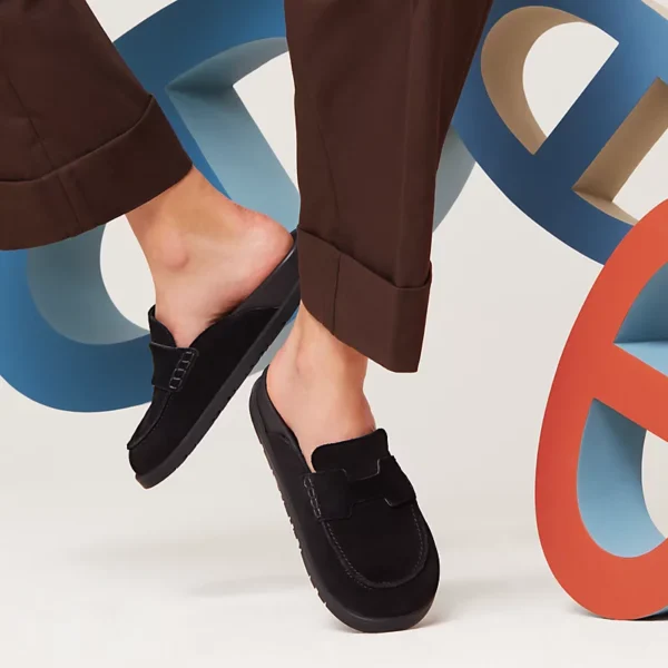 ALLER MULE HERMES EN NOIR