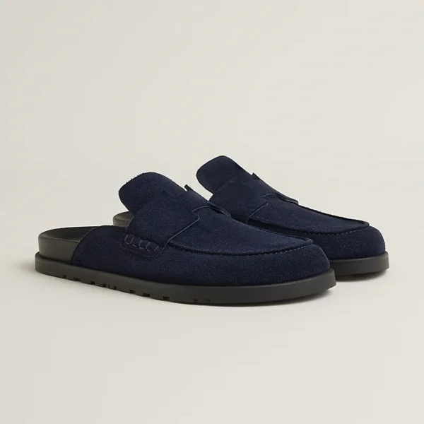 ALLER MULE HERMES EN BLEU OCEAN