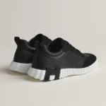 BASKETS REBONDISSANTES HERMES EN NOIR ET BLANC