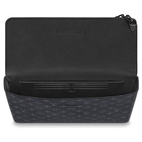 POCHETTE LV STEAMER EN GRIS