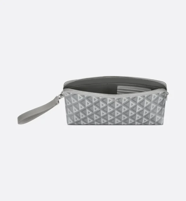 POCHETTE CD EN TOILE DIAMANT GRIS