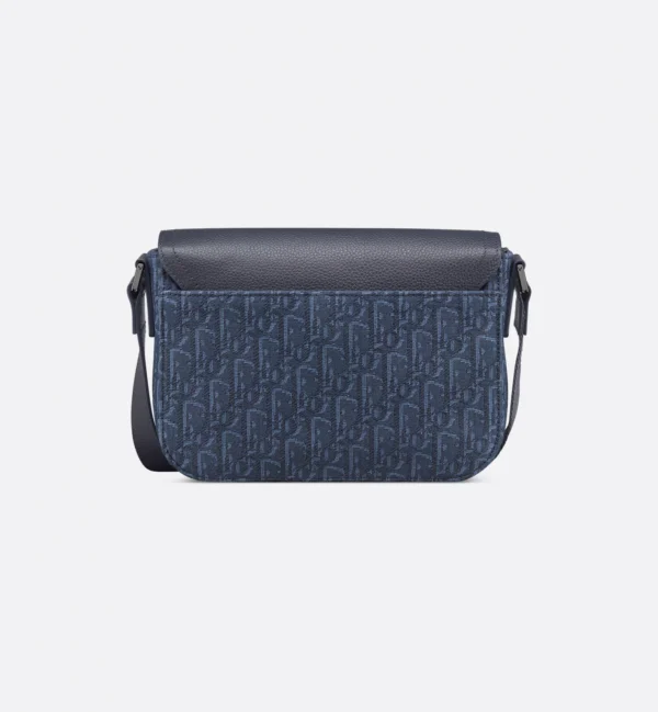 SAC MESSENGER A RABAT SADDLE SMALL EN BLEU MARINE