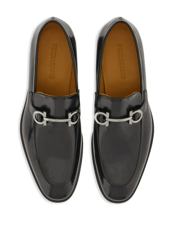 MOCASSINS FERRAGAMO EN CUIR A BOUCLES GANCINI