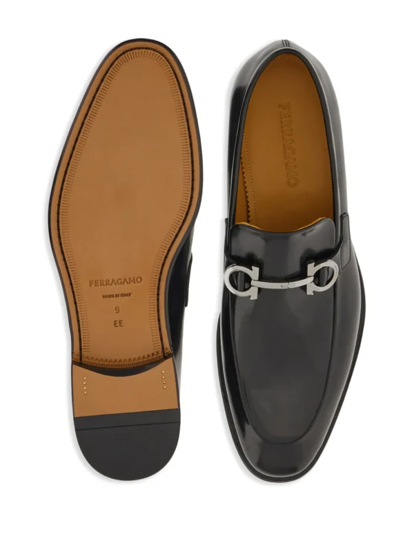 MOCASSINS FERRAGAMO EN CUIR A BOUCLES GANCINI