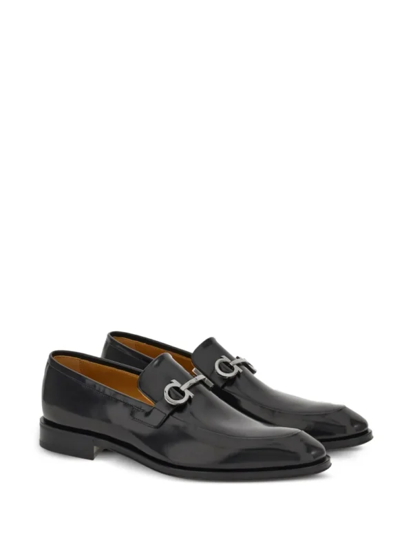 MOCASSINS FERRAGAMO EN CUIR A BOUCLES GANCINI