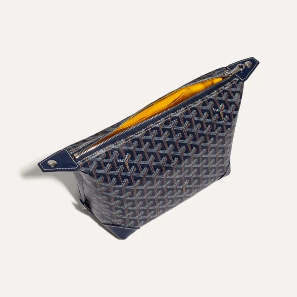 TROUSSE GOYARD DE TOILETTE BOWLING 25 EN BLEU MARINE