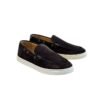 CHAUSSURE BRUNELLO CUCINELLI A ENFILER EN DAIM EN MARRON