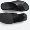 MULE CROISEE DOUBLE V EN NOIR