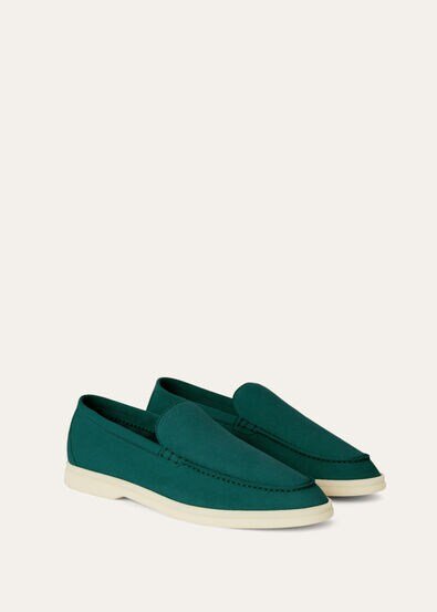 MOCASSINS SUMMER WALK EN VERT AGANO