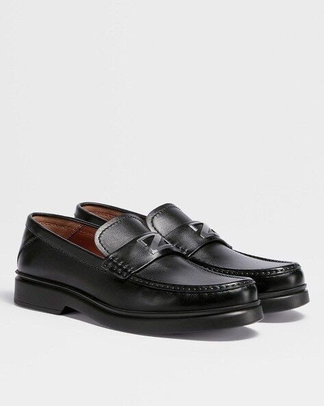 MOCASSINS ZEGNA AVEC LOGO SIGNATURE