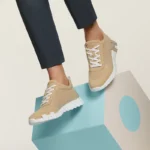 BASKETS REBONDISSANTES HERMES EN BEIGE ALBATRE