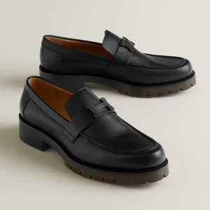 MOCASSINS HERMES GREGOIRE EN NOIR