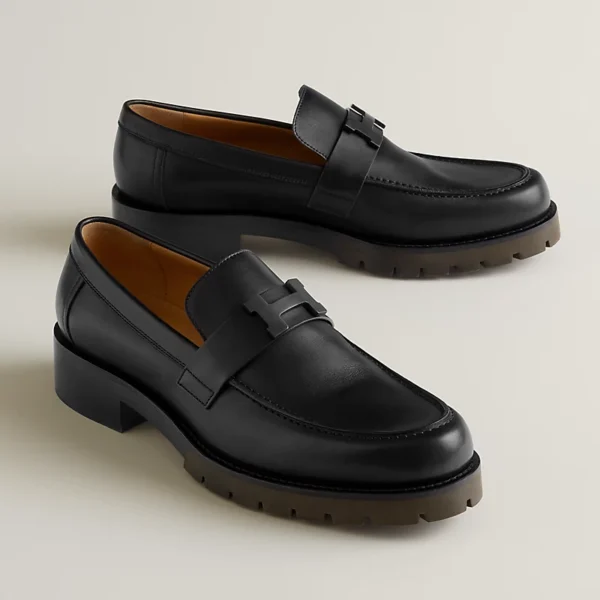 MOCASSINS HERMES GREGOIRE EN NOIR