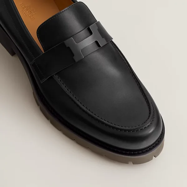 MOCASSINS HERMES GREGOIRE EN NOIR