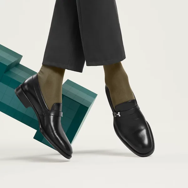 MOCASSINS HERMES JULIO EN NOIR