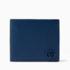 PORTEFEUILLE GUCCI MARMONT A LOGO INITIAL GG EN BLEU