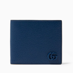 215418490_blue_in PORTEFEUILLE GUCCI MARMONT A LOGO INITIAL GG EN BLEU