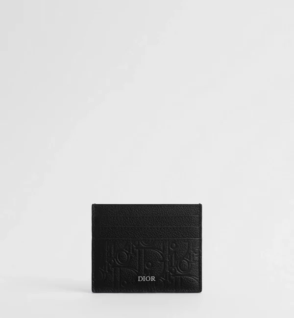 TITULAIRE DE CARTE EN NOIR A MOTIF GRAFFITI DIOR