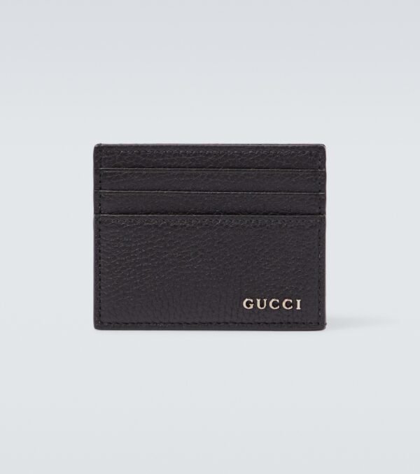 PORTE-CARTES GUCCI A LOGO EN NOIR
