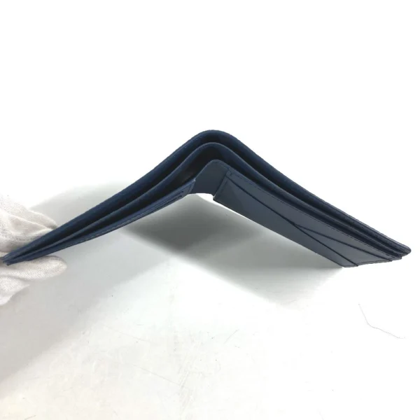 PORTE-MONNAIE LV LUXE HOMME EN BLEU MARINE