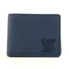 PORTE-MONNAIE LV LUXE HOMME EN BLEU MARINE