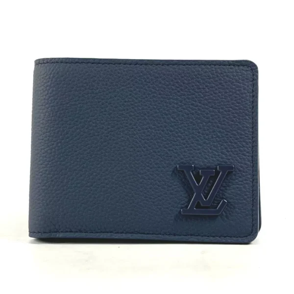 PORTE-MONNAIE LV LUXE HOMME EN BLEU MARINE